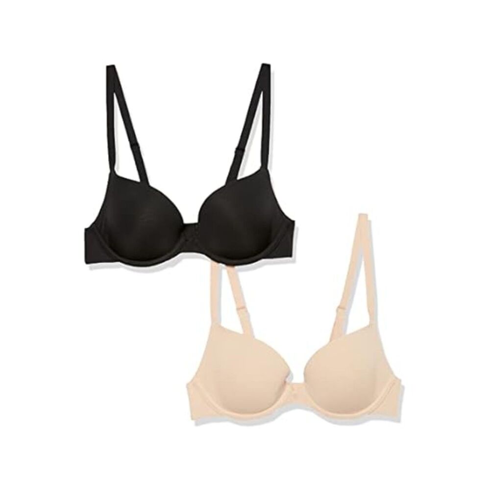 Amazon Essentials Women Lightly Lined Plunge Bra